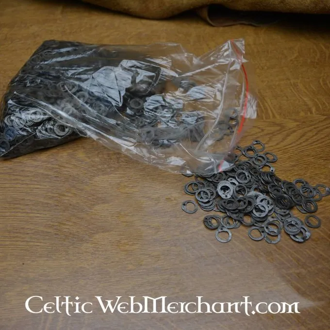 Ulfberth 1 Kg Flade Ringe Med Runde Nitter, 8 Mm 4 Ulfberth 1 Kg Flade Ringe Med Runde Nitter, 8 Mm - Billede 2