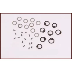 Ulfberth 1 Kg Kæde Mail Ringe, Blandede, 6 Mm