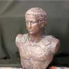 Bronzed Buste Kejser Augustus 2 Bronzed Buste Kejser Augustus -Svaerd Salg bronzed buste kejser augustus