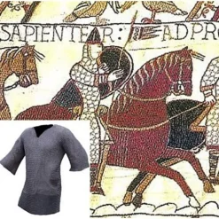 Ulfberth Brynjefrakke Med Mid-ærmer, Blandede Flade Ringe - Kile Nitter, 8 Mm 7 Ulfberth Brynjefrakke Med Mid-ærmer, Blandede Flade Ringe - Kile Nitter, 8 Mm -Svaerd Salg brynjefrakke med mid aermer blandede flade ringe k 2