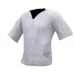 Brynjefrakke Med Mid-ærmer, Galvaniseret, 8 Mm