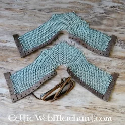 Ulfberth Chain Mail Sabatons, Galvaniseret, 8 Mm -Svaerd Salg chain mail sabatons galvaniseret 8 mm 3