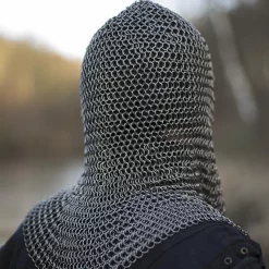 Epic Armoury Chainmail Coif Alaric, 9 Mm -Svaerd Salg chainmail coif alaric 9 mm 2