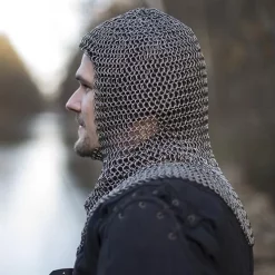 Epic Armoury Chainmail Coif Alaric, 9 Mm -Svaerd Salg chainmail coif alaric 9 mm 3