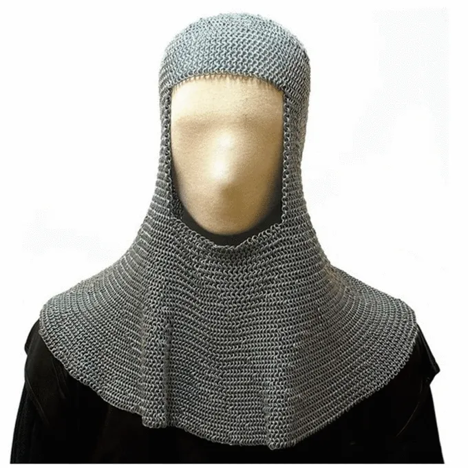 Windlass Steelcrafts Chainmail Coif Butted 5 Mm Ringe 3 Windlass Steelcrafts Chainmail Coif Butted 5 Mm Ringe