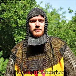 Coif Med Firkantet Visir, Sværtet, 8 Mm -Svaerd Salg coif med firkantet visir svaertet 8 mm 3