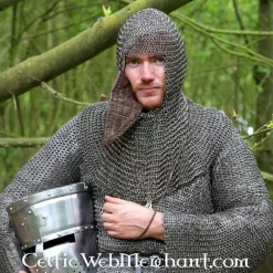 Coif Med Trekantede Visir, Sværtet, 8 Mm 10 Coif Med Trekantede Visir, Sværtet, 8 Mm -Svaerd Salg coif med trekantede visir svaertet 8 mm 2