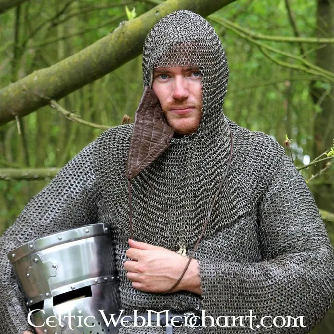 Coif Med Trekantede Visir, Sværtet, 8 Mm 5 Coif Med Trekantede Visir, Sværtet, 8 Mm - Billede 3