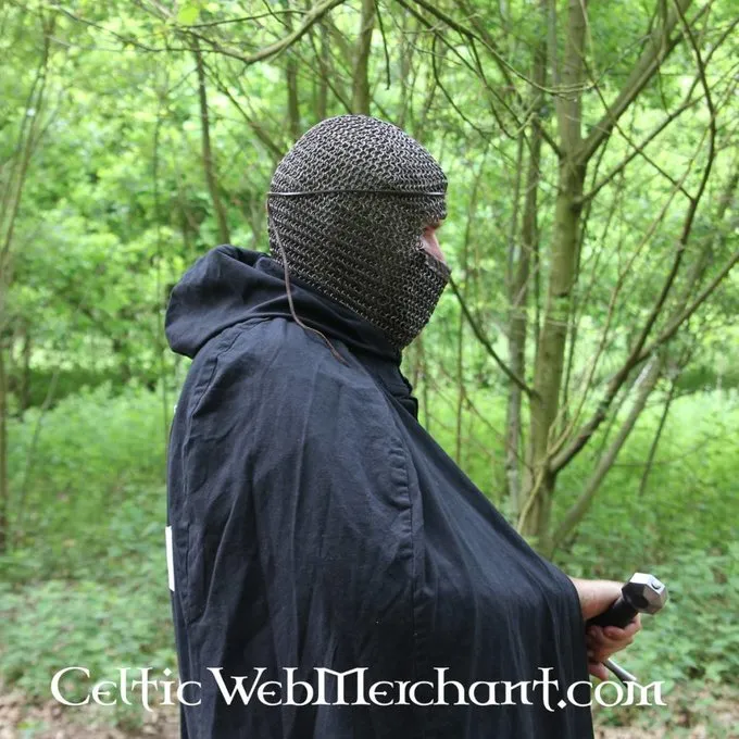 Coif Med Trekantede Visir, Sværtet, 8 Mm 6 Coif Med Trekantede Visir, Sværtet, 8 Mm - Billede 4