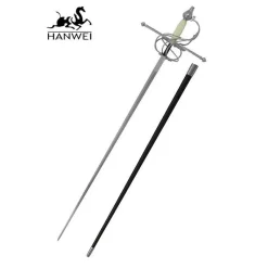 Hanwei Fejet Hilt Rapier Med Knoggreb 5 Hanwei Fejet Hilt Rapier Med Knoggreb -Svaerd Salg fejet hilt rapier med knoggreb 1
