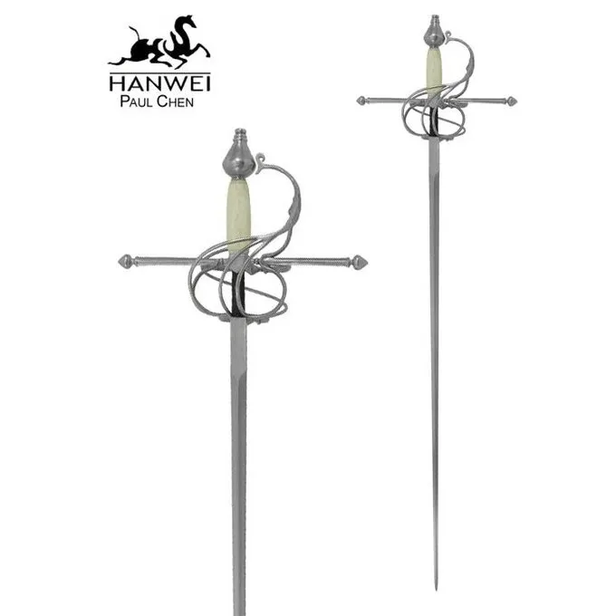 Hanwei Fejet Hilt Rapier Med Knoggreb 3 Hanwei Fejet Hilt Rapier Med Knoggreb