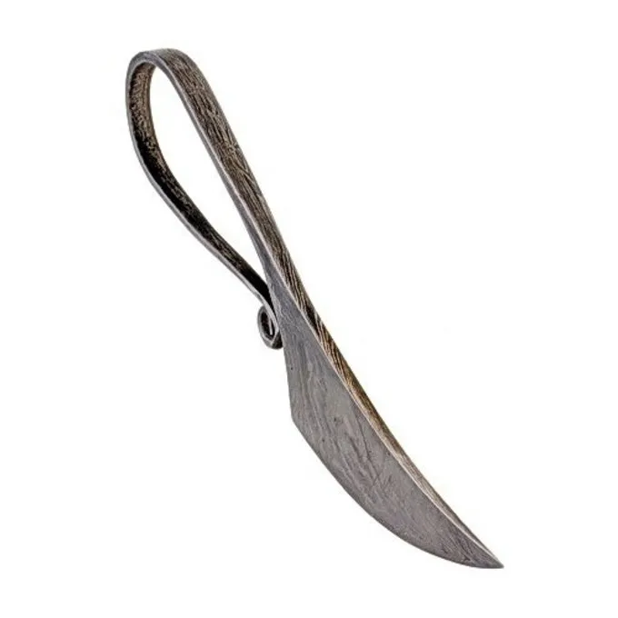 Forhistorisk Knivdamast Stål 4 Forhistorisk Knivdamast Stål - Billede 2