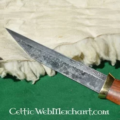 Ulfberth Germanske Kort Sax Af Damaskusstål -Svaerd Salg germanske kort sax af damaskusstal 2