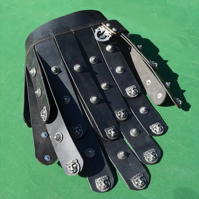 Deepeeka Græsk Læder Forklæde Bælte 3 Deepeeka Græsk Læder Forklæde Bælte - Billede 2