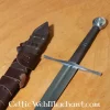 Red Dragon Hånd-og-et-halvt Sværd, Kampklar, Tempereret -Svaerd Salg hand og et halvt svaerd kampklar tempereret