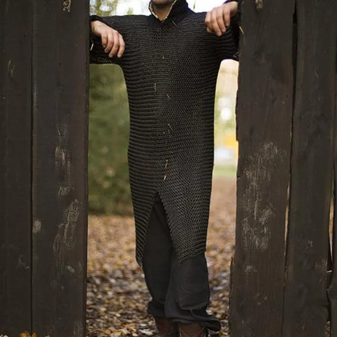 Epic Armoury Kavaleri Haubergeon, Sort 7 Epic Armoury Kavaleri Haubergeon, Sort - Billede 5