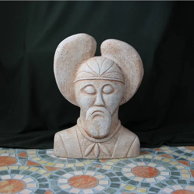 Keltisk Glauberg Buste 5 Keltisk Glauberg Buste - Billede 3