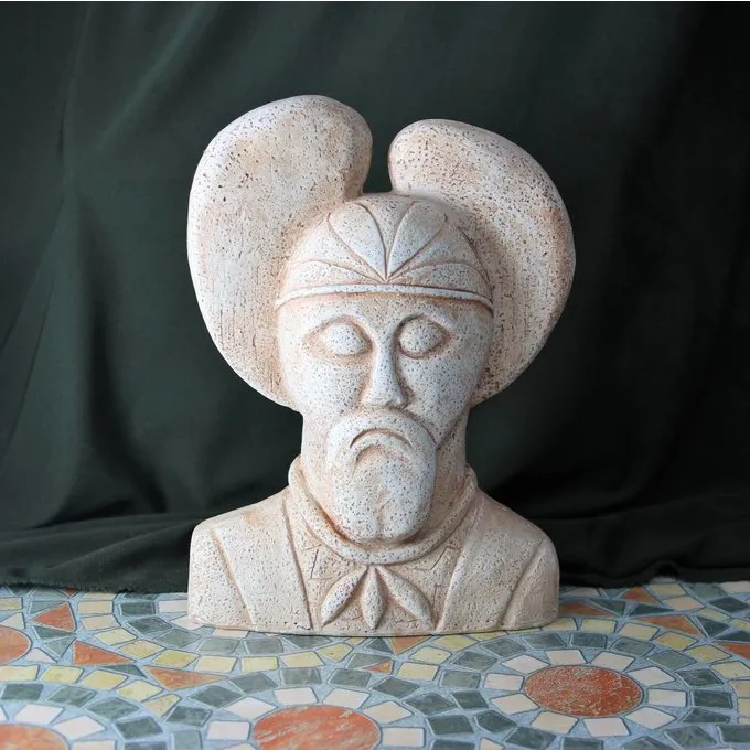 Keltisk Glauberg Buste 3 Keltisk Glauberg Buste