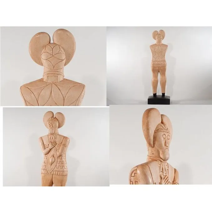 Keltisk Statue Glauberg 5 Keltisk Statue Glauberg - Billede 3