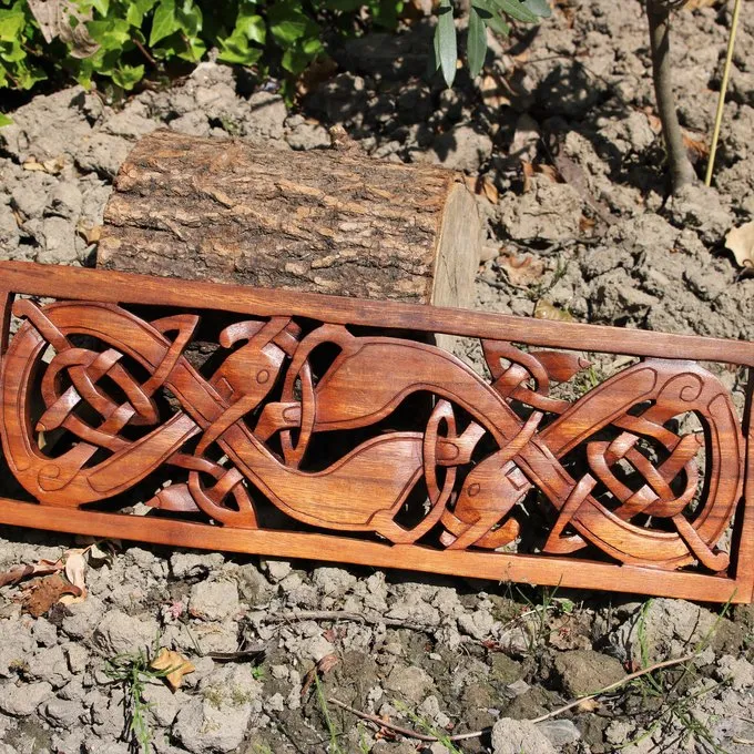 Keltisk Væg Dekoration Book Of Kells 4 Keltisk Væg Dekoration Book Of Kells - Billede 2