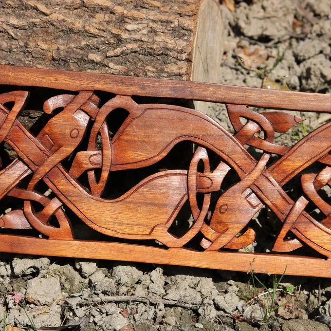 Keltisk Væg Dekoration Book Of Kells 5 Keltisk Væg Dekoration Book Of Kells - Billede 3