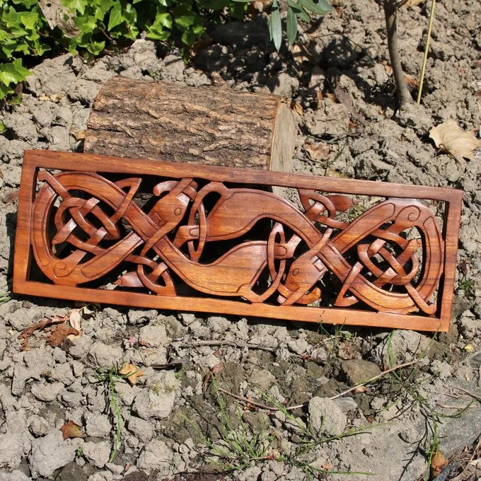 Keltisk Væg Dekoration Book Of Kells 6 Keltisk Væg Dekoration Book Of Kells - Billede 4