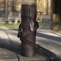 Epic Armoury Læderrulle Eller Flaskeholder, Sort