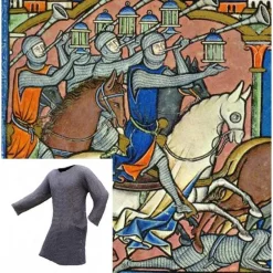 Langærmede Brynjefrakke, Sværtede, 8 Mm -Svaerd Salg langaermede brynjefrakke svaertede 8 mm 1