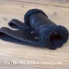 Epic Armoury LARP Sword Holder, Læder, Med Pels, Venstrehåndet