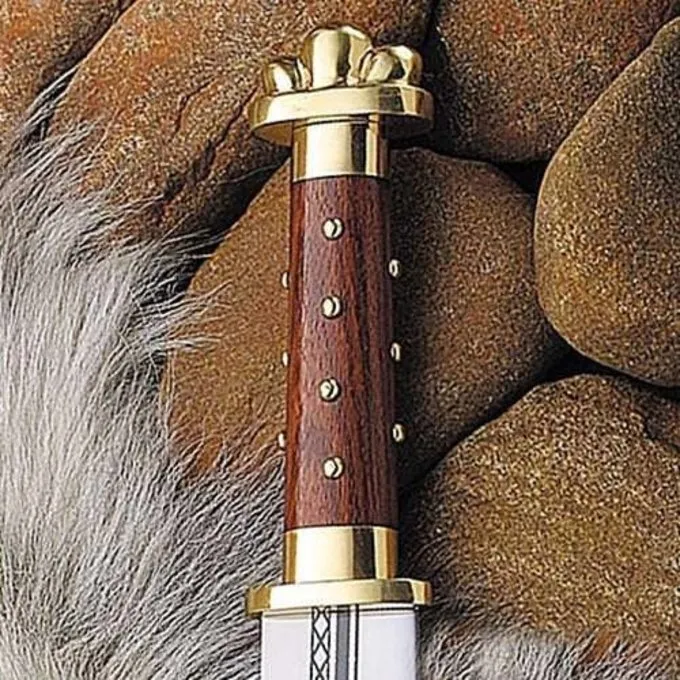 Windlass Steelcrafts Merovingiske Seax British Museum 4 Windlass Steelcrafts Merovingiske Seax British Museum - Billede 2