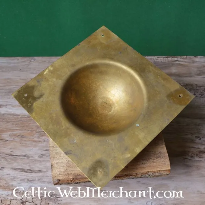 Deepeeka Messing Firkantet Umbo 4 Deepeeka Messing Firkantet Umbo - Billede 2