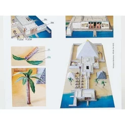 Model Byggesæt Pyramide Tempel -Svaerd Salg model byggesaet pyramide tempel 2