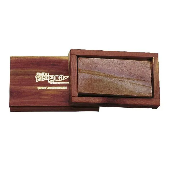 Original Arkansas Hvæssesten Med Trækasse 3 Original Arkansas Hvæssesten Med Trækasse