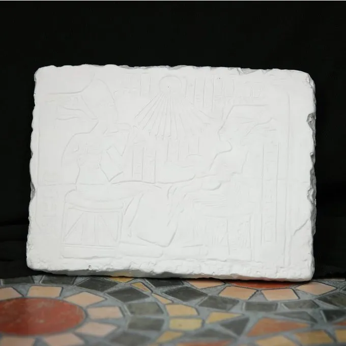 Relief Aton Og Nefertiti 4 Relief Aton Og Nefertiti - Billede 2