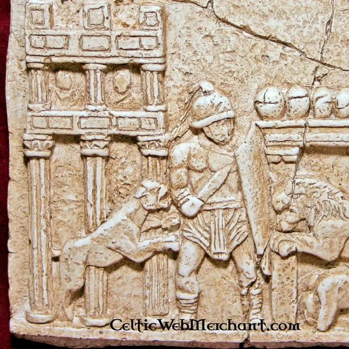 Relief Gladiatorkampe Circus Maximus 5 Relief Gladiatorkampe Circus Maximus - Billede 3