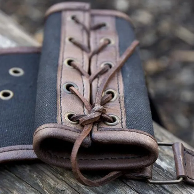 Epic Armoury RFB Double LARP Sværdholder, Brun-sort 6 Epic Armoury RFB Double LARP Sværdholder, Brun-sort - Billede 4