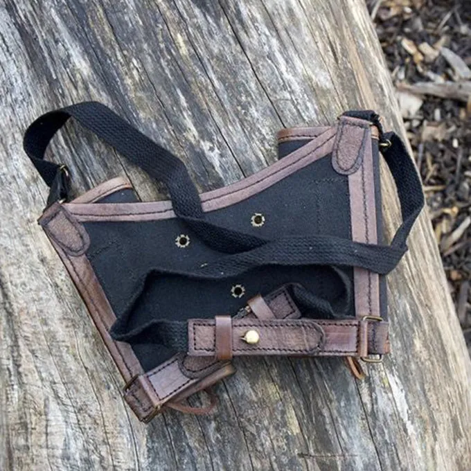 Epic Armoury RFB Double LARP Sværdholder, Brun-sort 7 Epic Armoury RFB Double LARP Sværdholder, Brun-sort - Billede 5