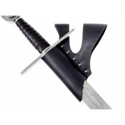 Ridder Sværd Holder Med Dobbelt Bæltestrop, Sort -Svaerd Salg ridder svaerd holder med dobbelt baeltestrop sort 2