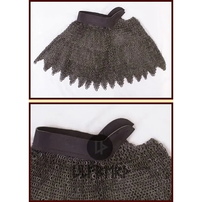 Ulfberth Ringbrynje Brynjekrave, Flade Ringe - Runde Nitter, 8 Mm 3 Ulfberth Ringbrynje Brynjekrave, Flade Ringe - Runde Nitter, 8 Mm