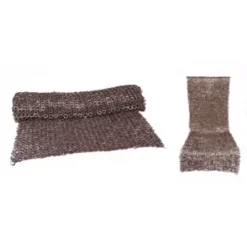 Ulfberth Ringbrynje Skørt, Blandede Flade Ringe-kile Nitter, 8 Mm