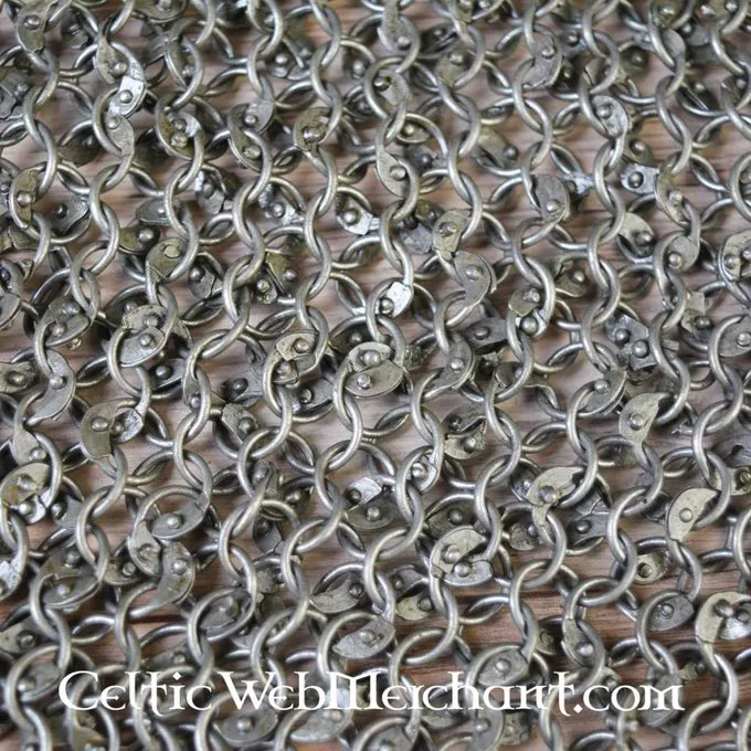 Ulfberth Ringbrynje Skulder Stykke, Runde Ringe - Runde Nitter, 8 Mm 5 Ulfberth Ringbrynje Skulder Stykke, Runde Ringe - Runde Nitter, 8 Mm - Billede 3