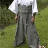 Epic Armoury Samurai Bukser, Grå -Svaerd Salg samurai bukser gra