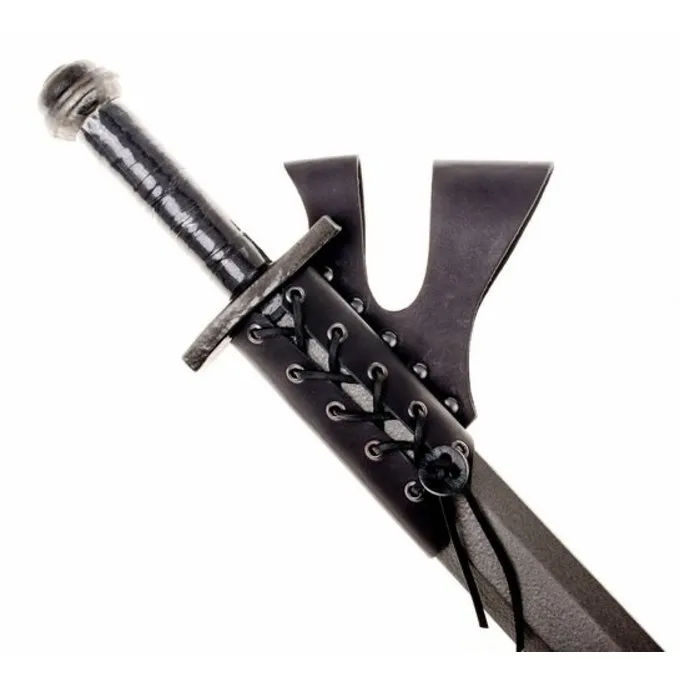 Sværd Holder Med Dobbelt Bæltestrop, Sort 3 Sværd Holder Med Dobbelt Bæltestrop, Sort