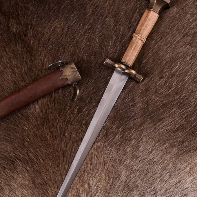 Deepeeka Tysk Quillon Dolk Med Kappe, 16. C. 5 Deepeeka Tysk Quillon Dolk Med Kappe, 16. C. - Billede 3