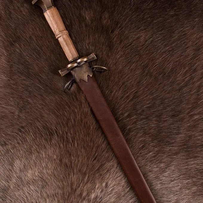 Deepeeka Tysk Quillon Dolk Med Kappe, 16. C. 6 Deepeeka Tysk Quillon Dolk Med Kappe, 16. C. - Billede 4