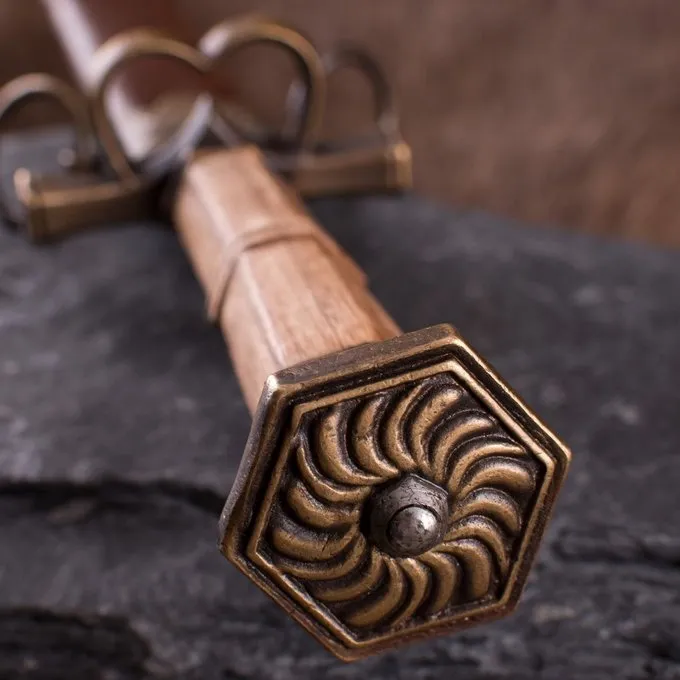 Deepeeka Tysk Quillon Dolk Med Kappe, 16. C. 7 Deepeeka Tysk Quillon Dolk Med Kappe, 16. C. - Billede 5