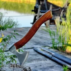 Viking Bushcraft AX RVS -Svaerd Salg viking bushcraft ax rvs 4