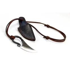 Viking Hals Kniv Kulstofstål 8 Viking Hals Kniv Kulstofstål -Svaerd Salg viking hals kniv kulstofstal 2