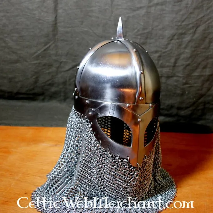 Deepeeka Viking Hjelm Med Chainmail 3 Deepeeka Viking Hjelm Med Chainmail - Billede 2