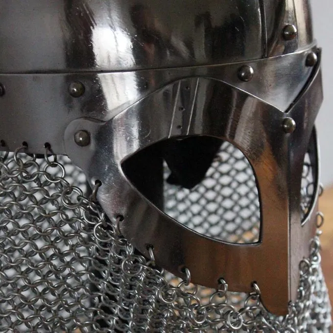 Deepeeka Viking Hjelm Med Chainmail 4 Deepeeka Viking Hjelm Med Chainmail - Billede 3